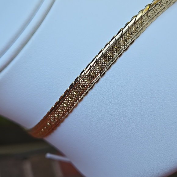 14K Yellow Gold Plated Chain Necklace - Picture 5 of 12